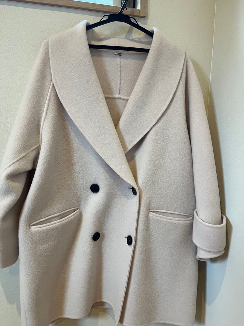 MilaOwenミラオーウェン　接結Aラインハーフコート