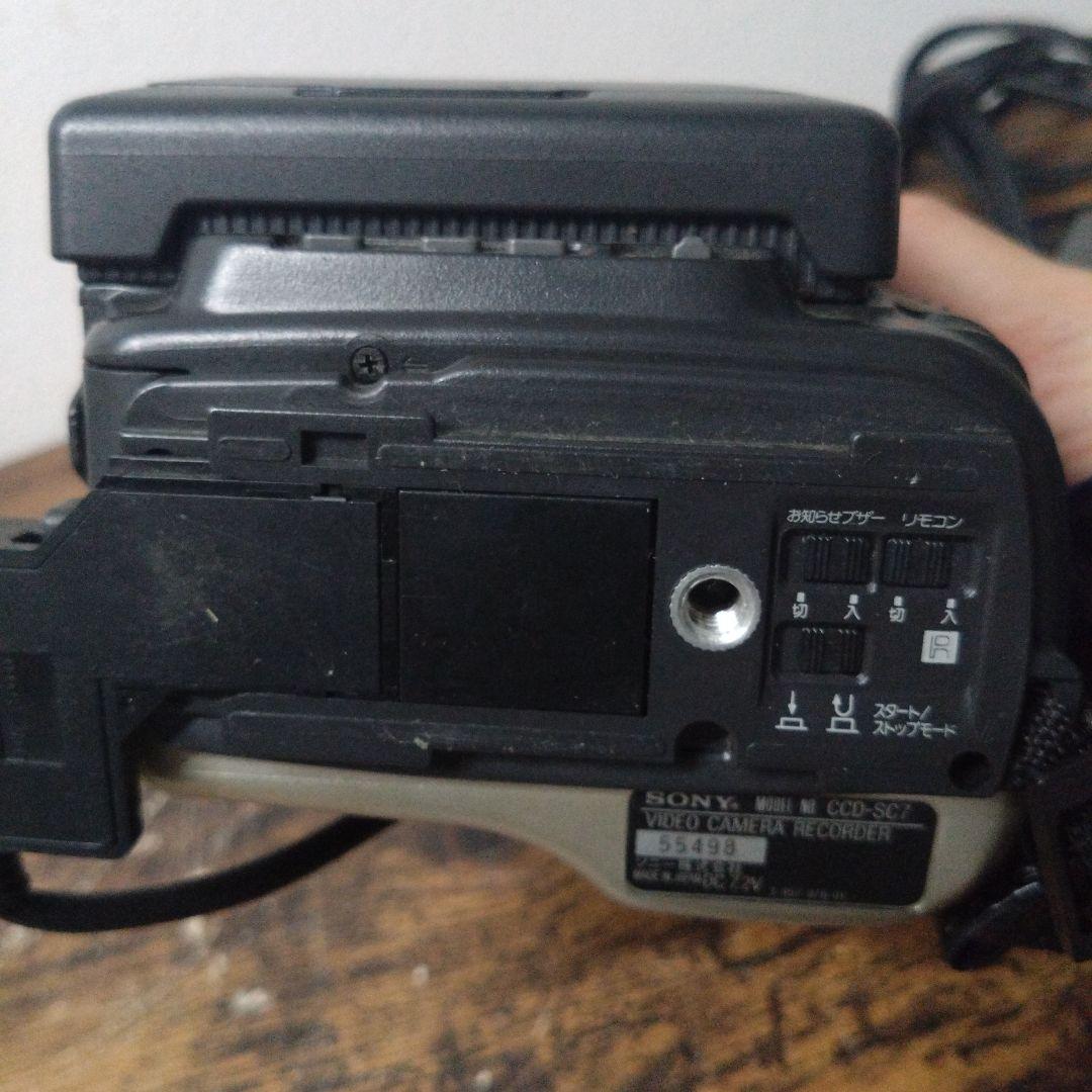 Mt15 SONY Handycam SC7 本体 昭和レトロ ビデオカメラ
