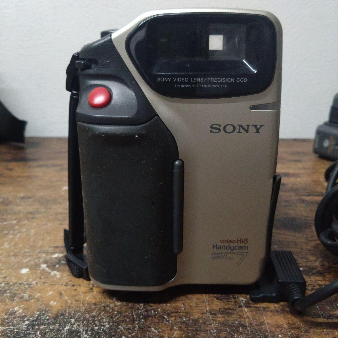 Mt15 SONY Handycam SC7 本体 昭和レトロ ビデオカメラ
