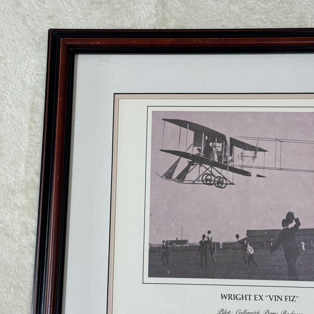 【超希少】ライト兄弟 ヴィンフィズ号 オリジナル 布片 実物 本物 額装 歴史物