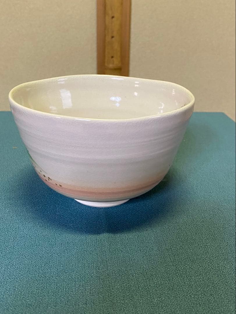 ⭐️本日限定⭐️茶道具/茶碗 中村能久 『色絵 吉野山之図』京焼 東福窯　共箱