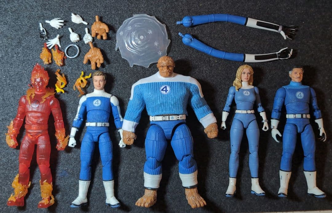 マーベルレジェンド　ファンタスティック・フォー　フィギュア　5体セット