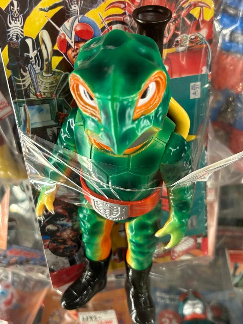 メディコム・トイ×東映レトロソフビ★初期版カメバズーカ　濃厚カラー 2014