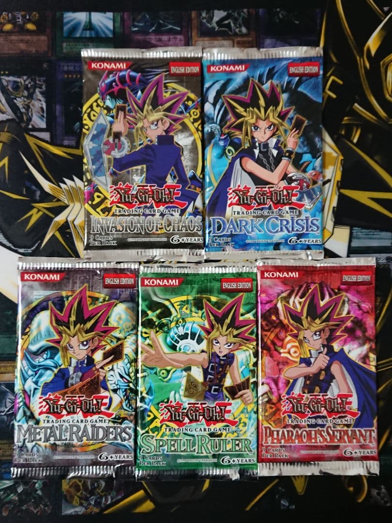 遊戯王 英語版 アンリミテッド 5パック セット 未開封 絶版