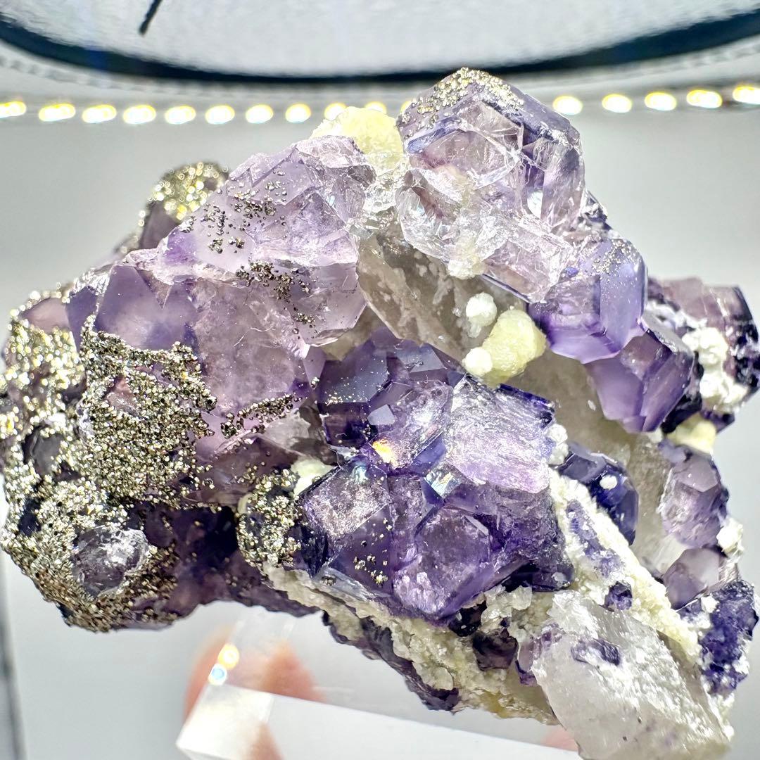 563 中国 内モンゴル産 フローライト&パイライト