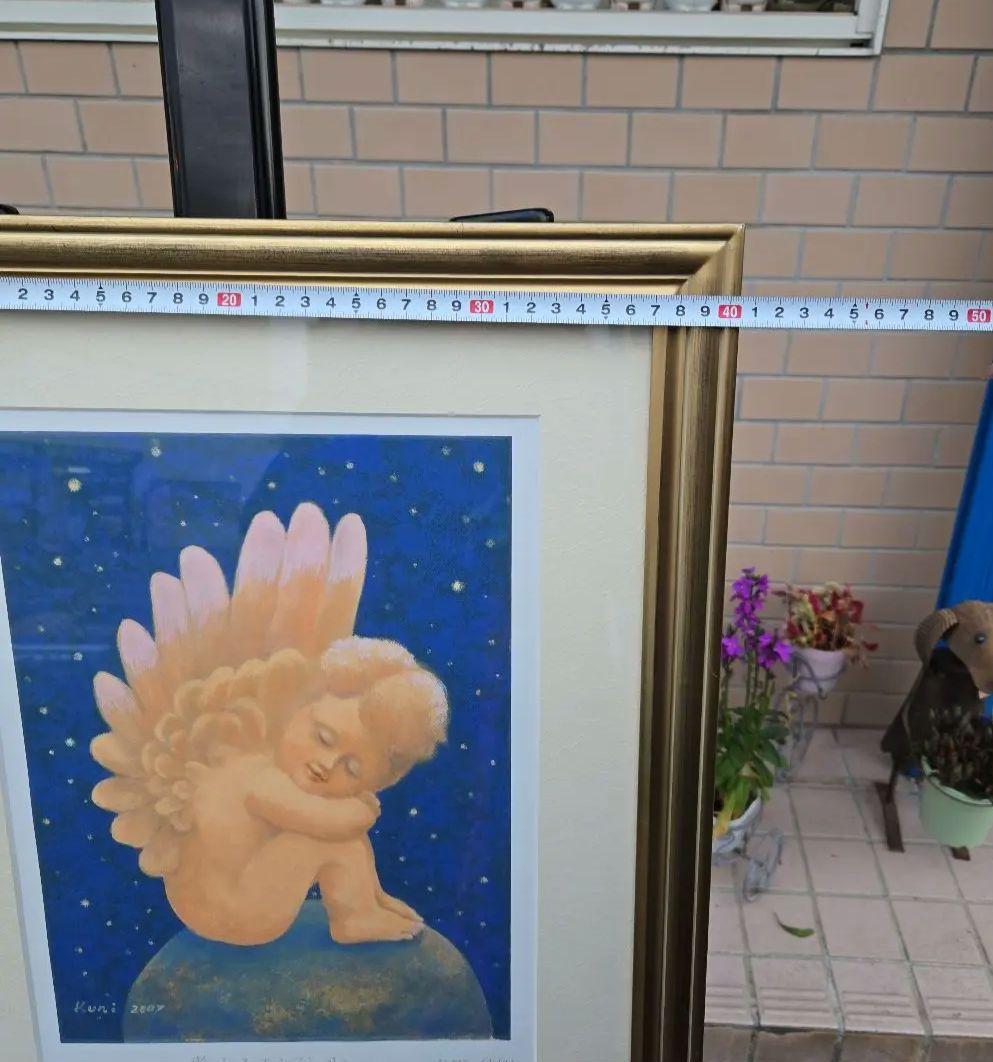 Kuri 2007 天使の絵画　リトグラフ