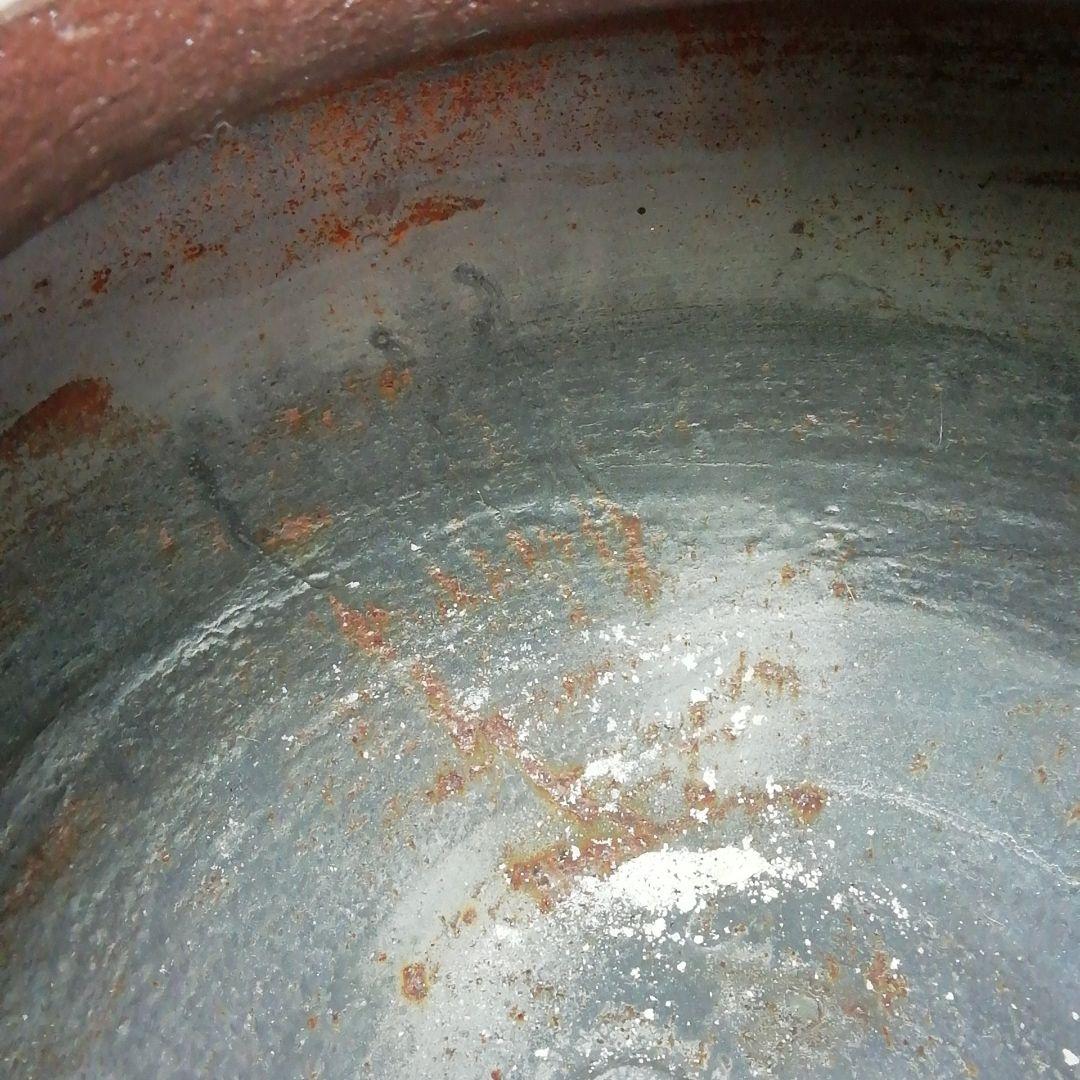 Ｓ６７６　茶釜　『阿弥陀堂釜』『釜師　佐藤清光作』『鉄釜』　共箱　茶道具