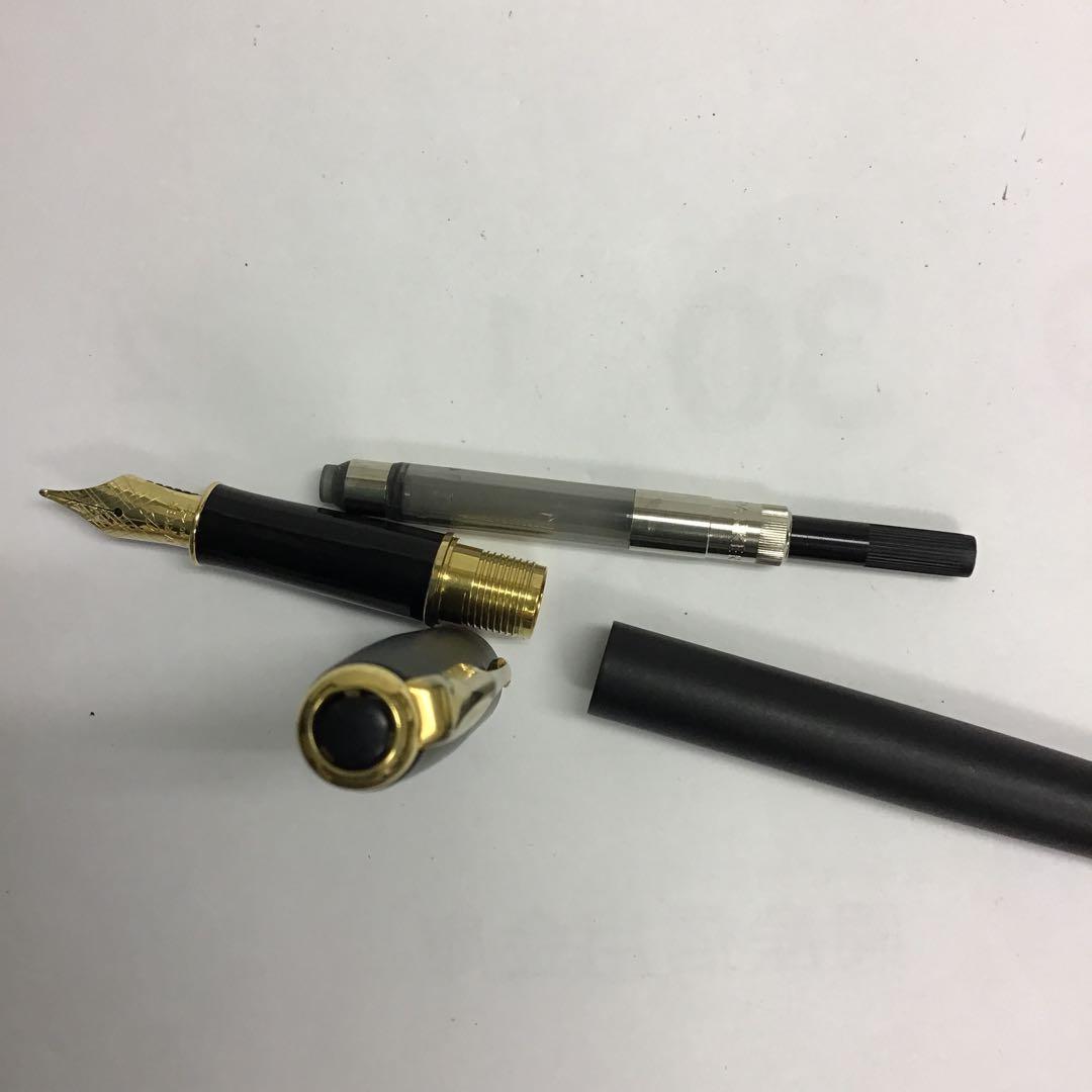 ❣️PAPKERパーカー❣️ソネットブラック 18金ペン万年筆/BP/SP3本セット