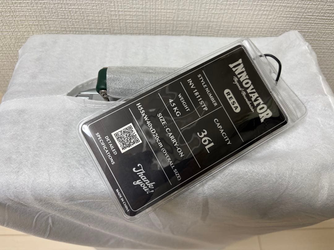 【新品未使用】INNOVATOR INV1811STP クールグレー 36L