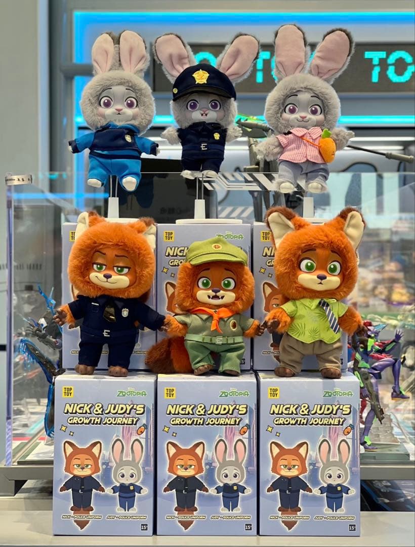 新品未開封　TOPTOY ディズニー ズートピア　コンプリート　6個ボックス①