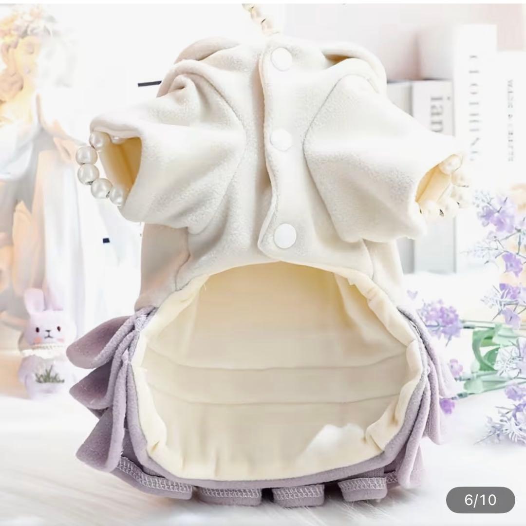 犬用プリンセスドレス《ピンク》XL