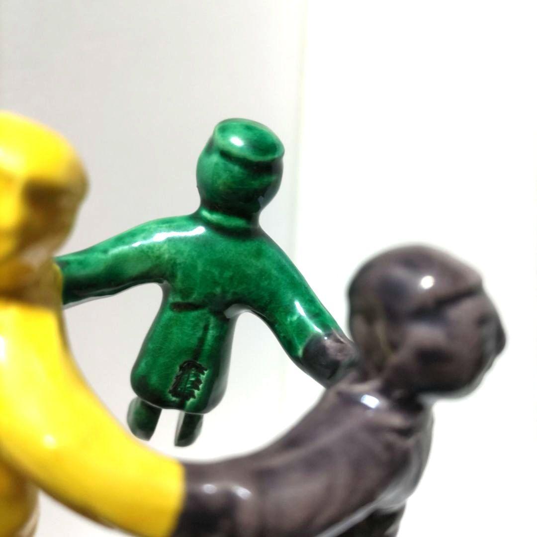 茶道具　七種 蓋置 交趾　橋本 紫雲