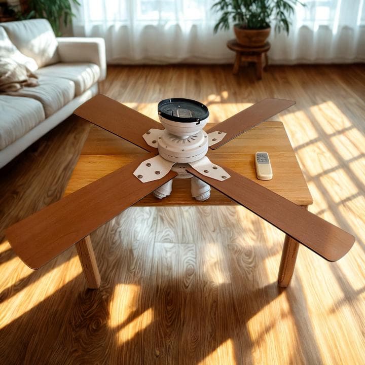 【定価1.9万円】Windouble 4灯シーリングファンライト／リモコン付