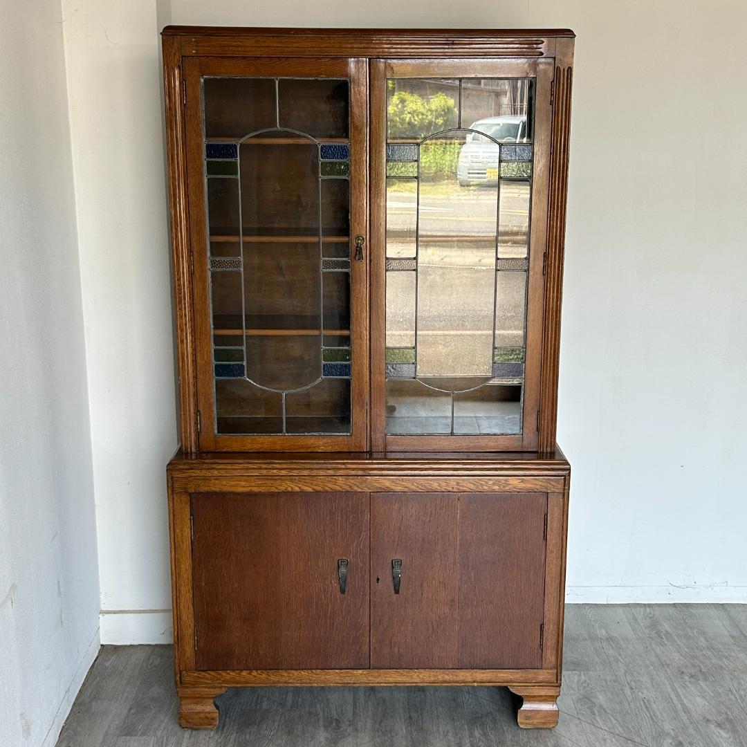 イギリス アンティーク家具 ブックケース ディスプレーキャビネット 780A