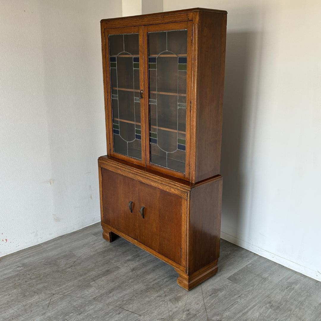 イギリス アンティーク家具 ブックケース ディスプレーキャビネット 780A