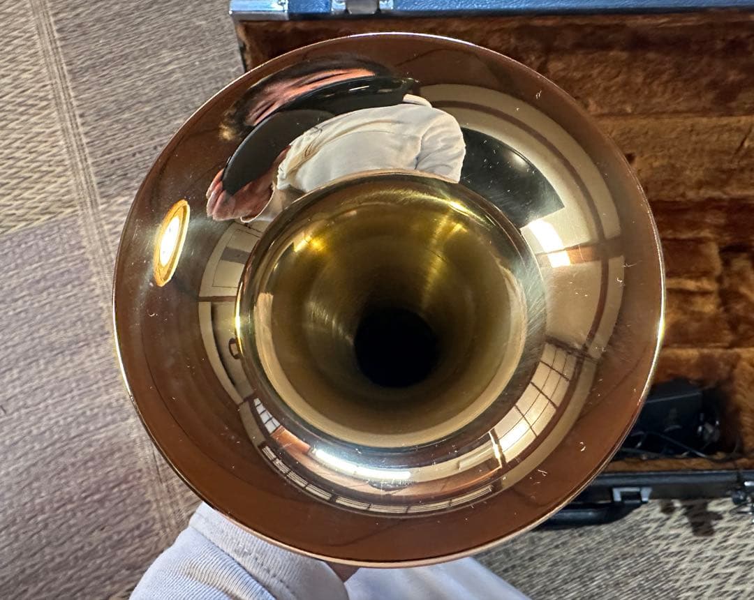 【YAMAHA】ゴールド トランペット -Silent BRASS付-