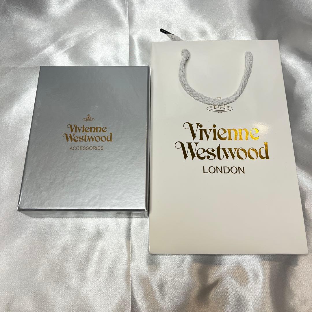 新品 Vivienne Westwood レッド 三つ折り財布