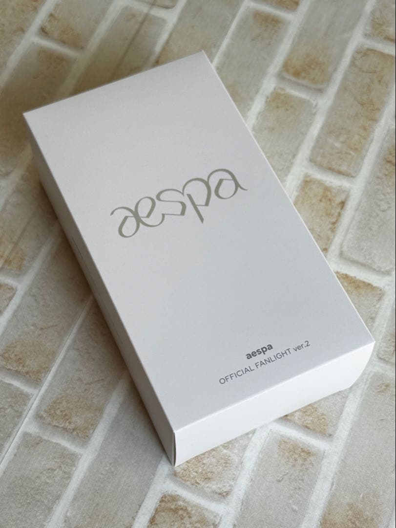 2個セット aespa ペンライト ver.2 トレカ付き　公式　新品未開封