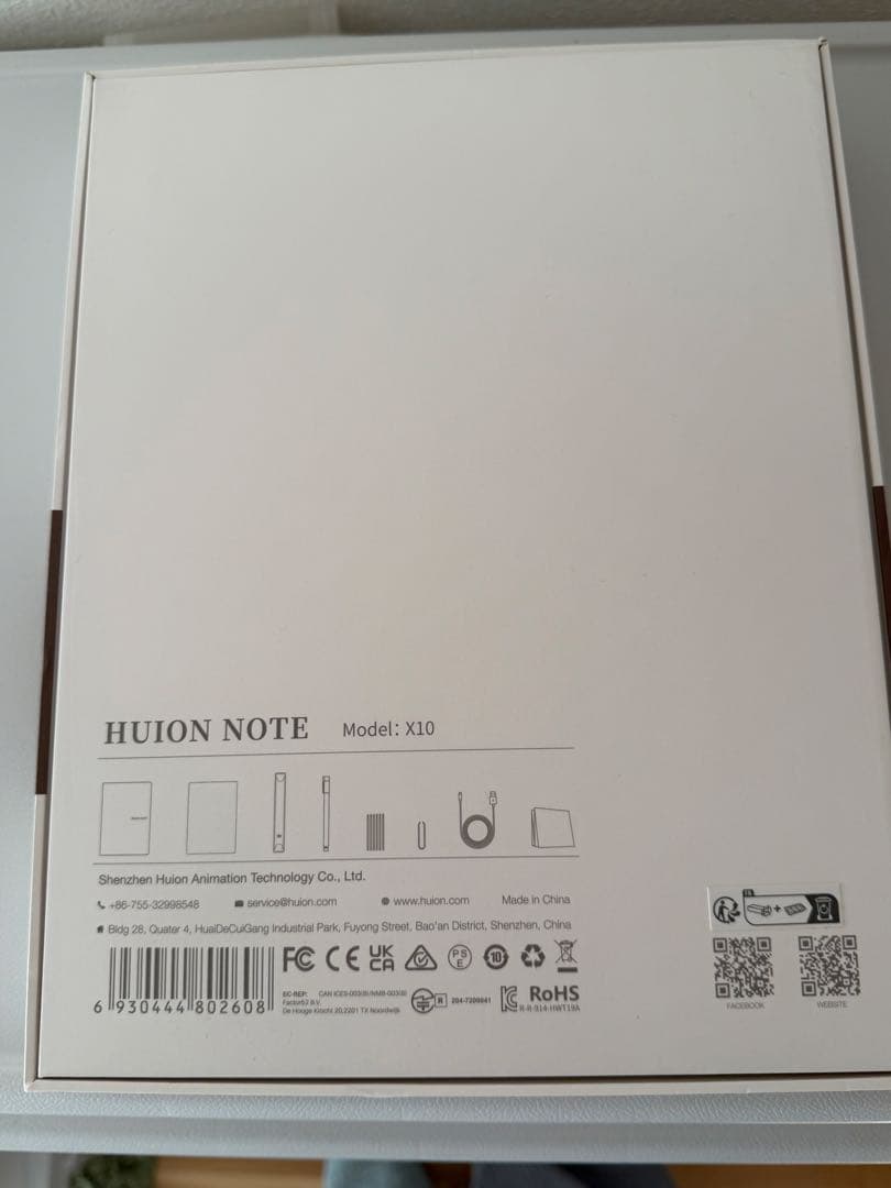 HUION NOTE デジタルノートX10ペンタブレットデジタルスマートノート