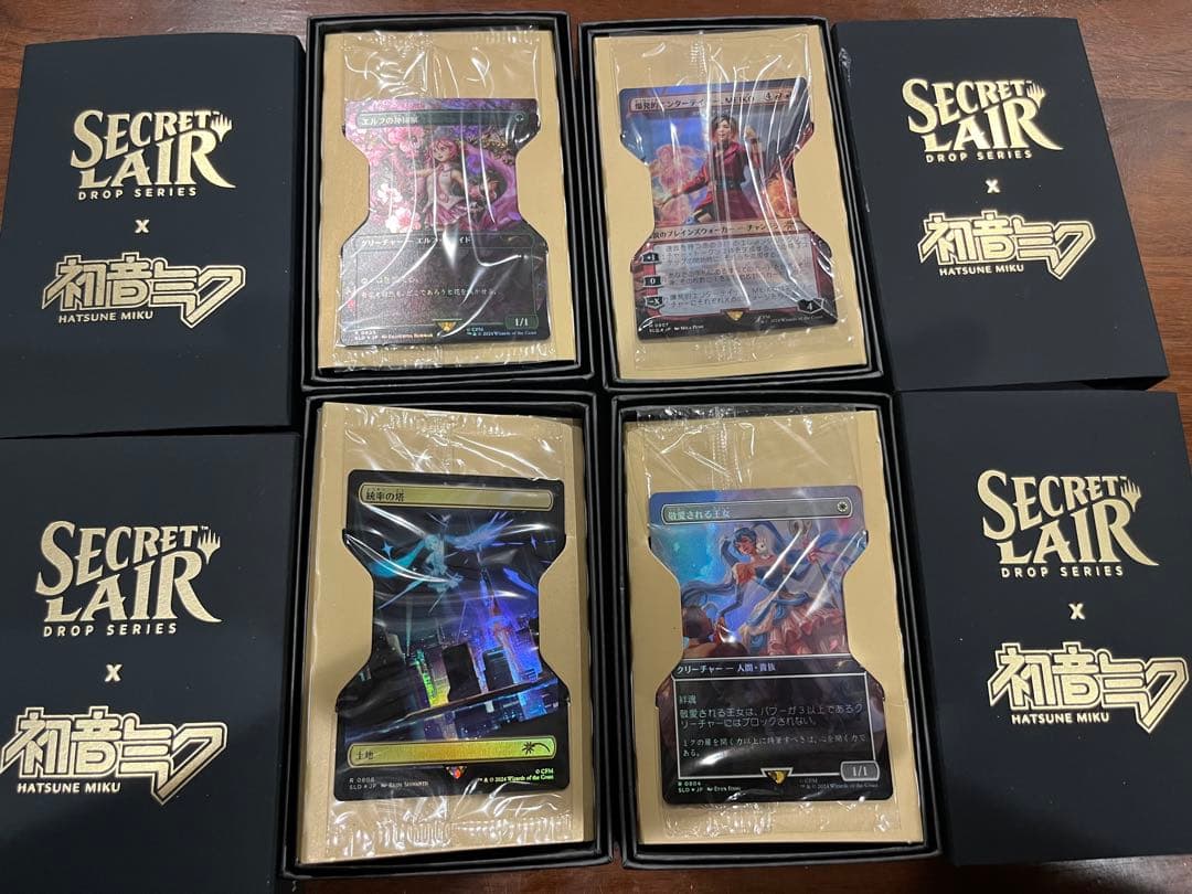 MTG Secret lair 初音ミク 日本語 foil 4種セット　春夏秋冬