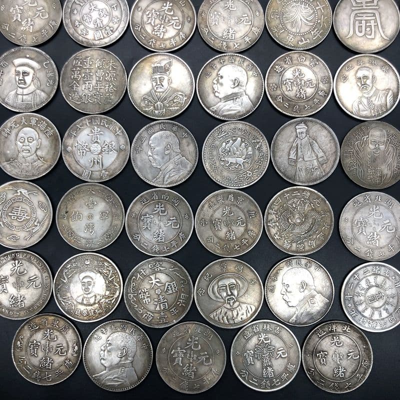 中国古銭 袁大頭銀元 龍洋銀元 希少　硬美品 現代工芸品 美品