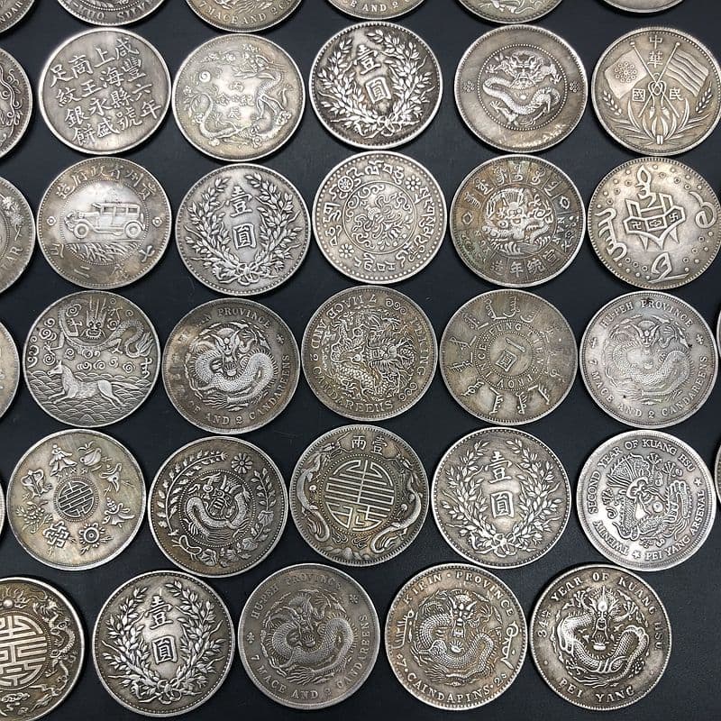 中国古銭 袁大頭銀元 龍洋銀元 希少　硬美品 現代工芸品 美品