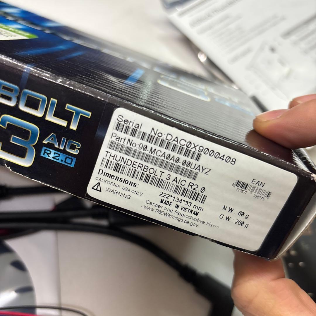 ASRock アスロック　拡張ボード Thunderbolt 3 AIC