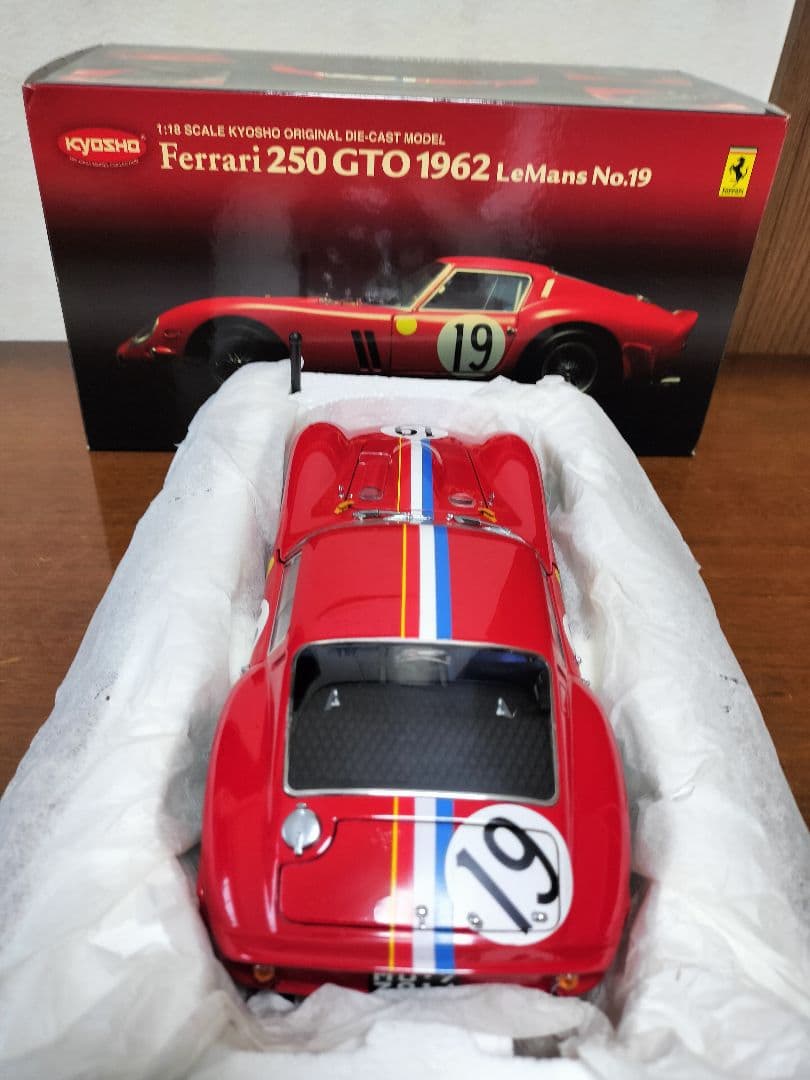 京商1/18フェラーリ250GTO1962ルマン【No19】