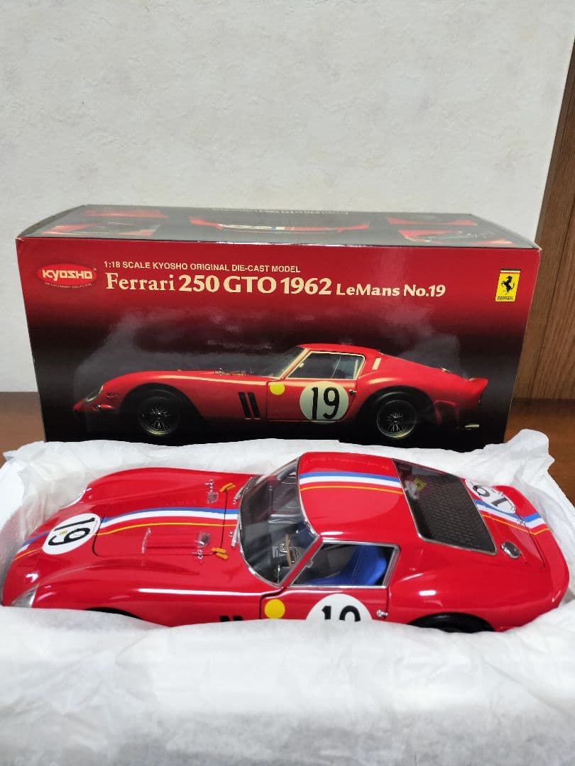 京商1/18フェラーリ250GTO1962ルマン【No19】