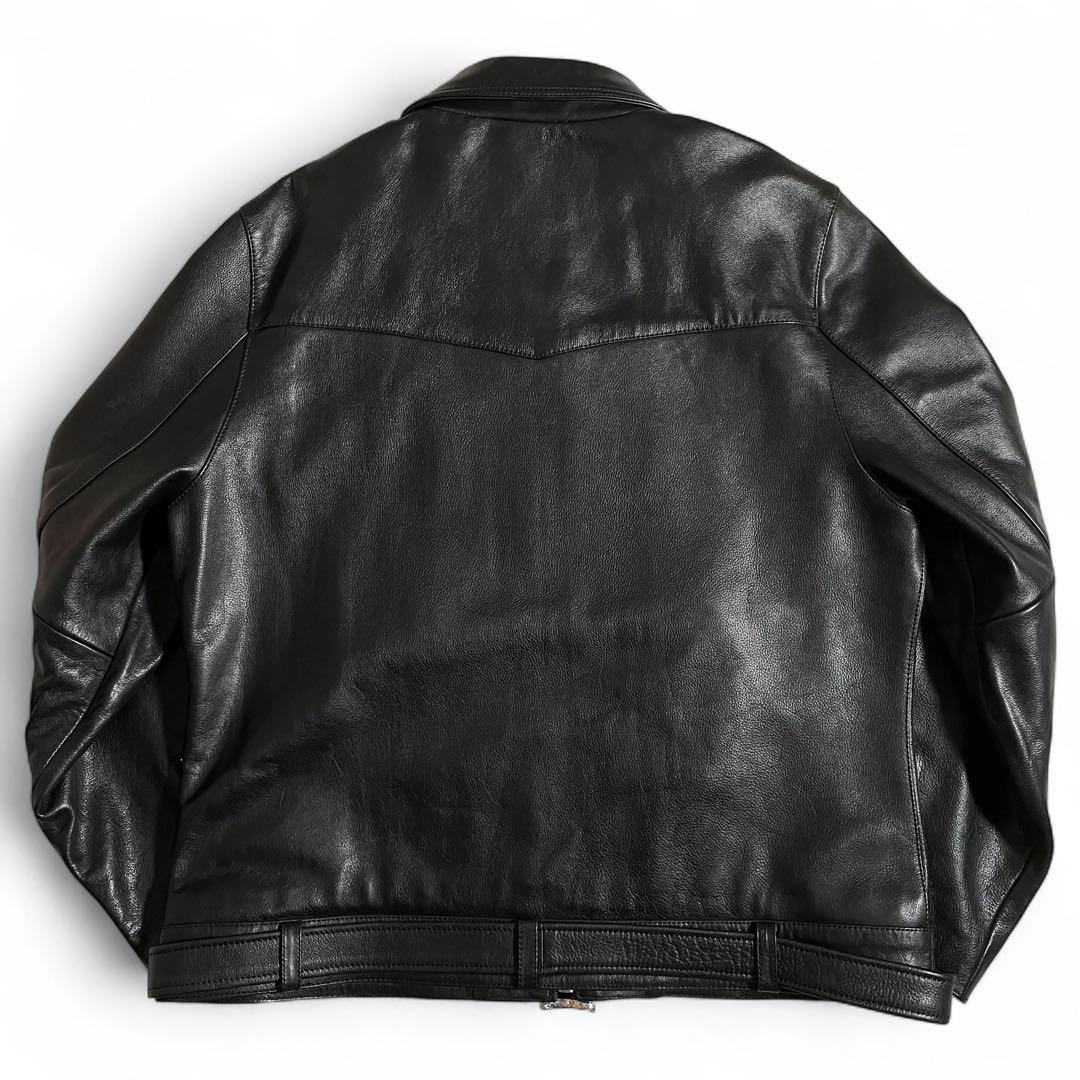 ビッグサイズ リューグーレザーズ ヴァレット レザージャケット ライダース