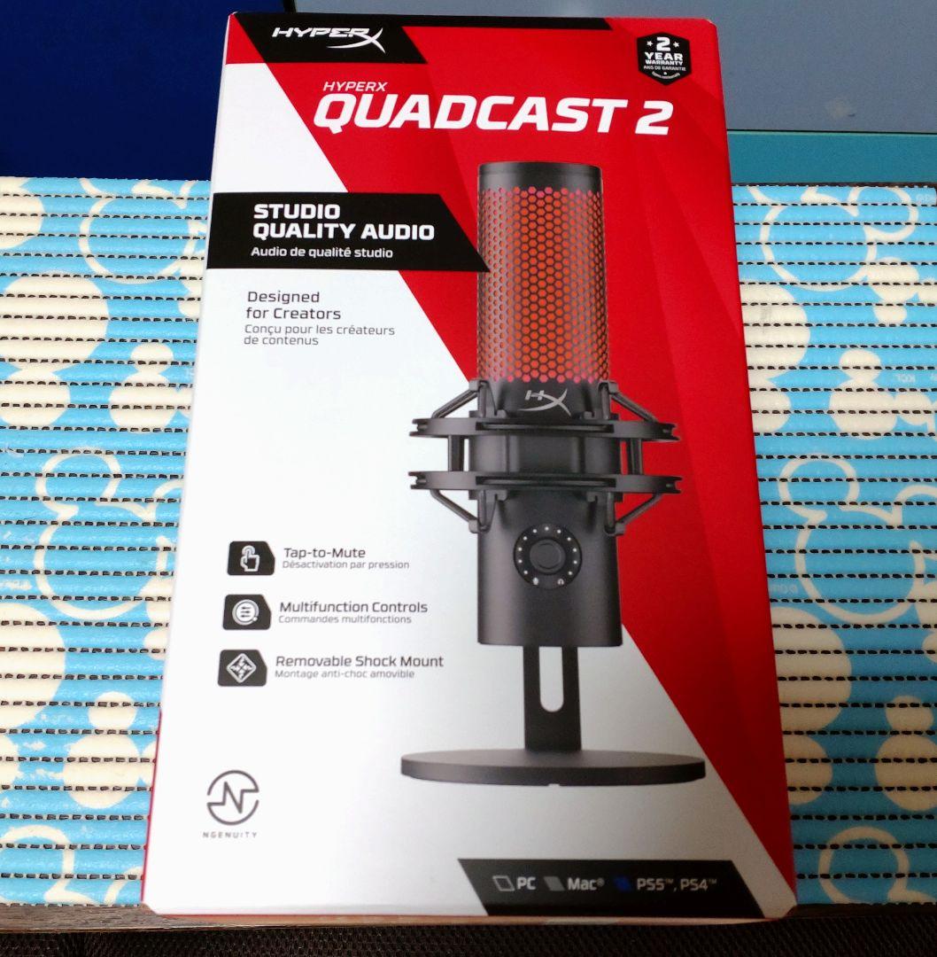 HyperX QuadCast 2 コンデンサーマイク USBマイク　新品
