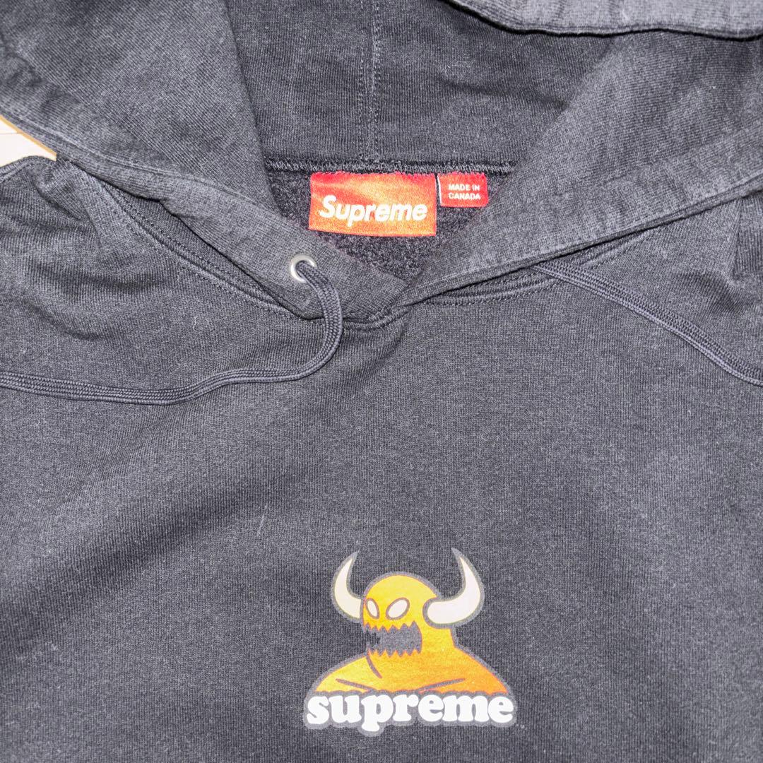 Supreme toy machine コラボパーカー