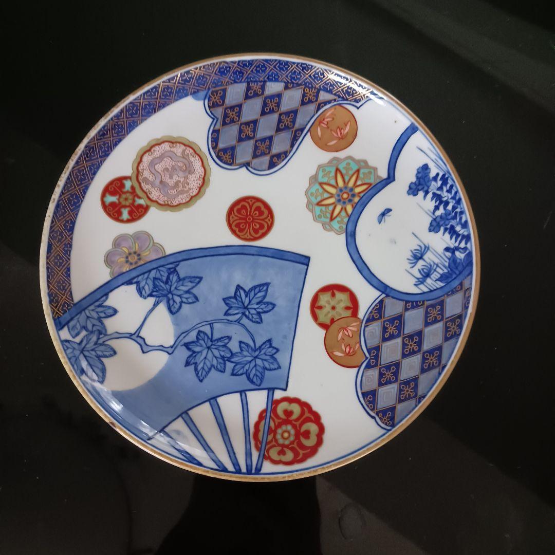 希少 骨董【オールド香蘭】8.5寸皿 26cm