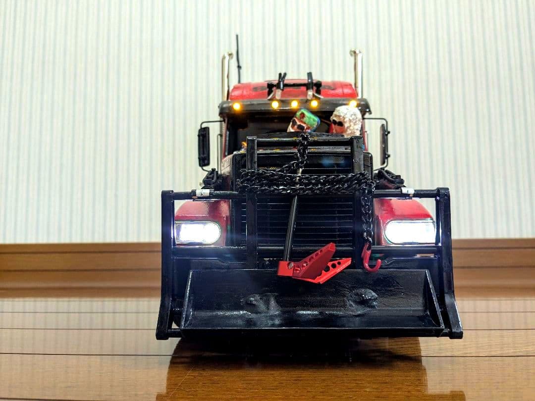 タミヤ　1/14　キングハウラー、ポールトレーラー、タイヤ等