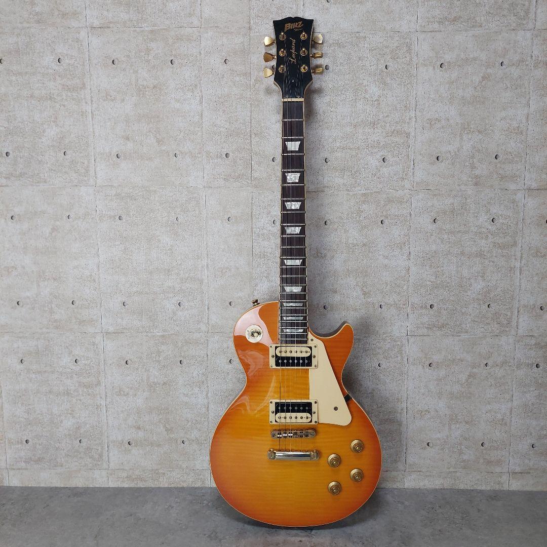 Blitz by Aria ProⅡ レスポール チェリー サンバースト 虎杢