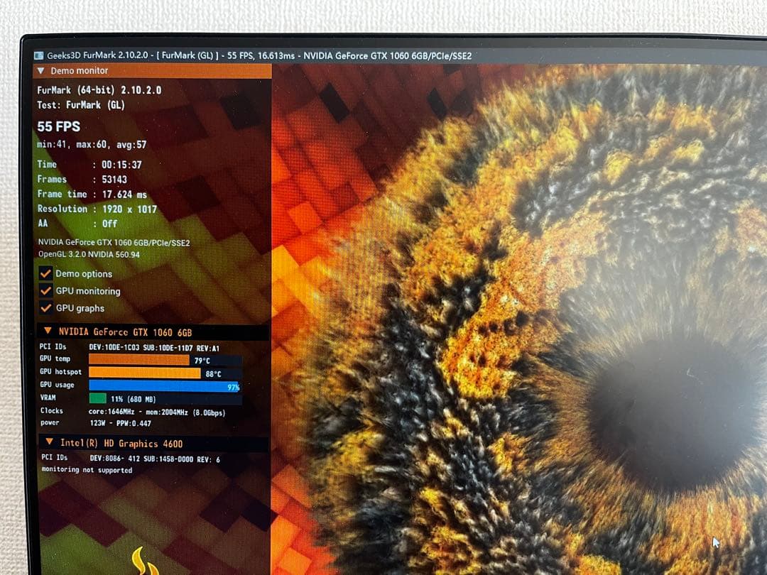 玄人志向 GEFORCE GTX1060 6GB グラフィックボード