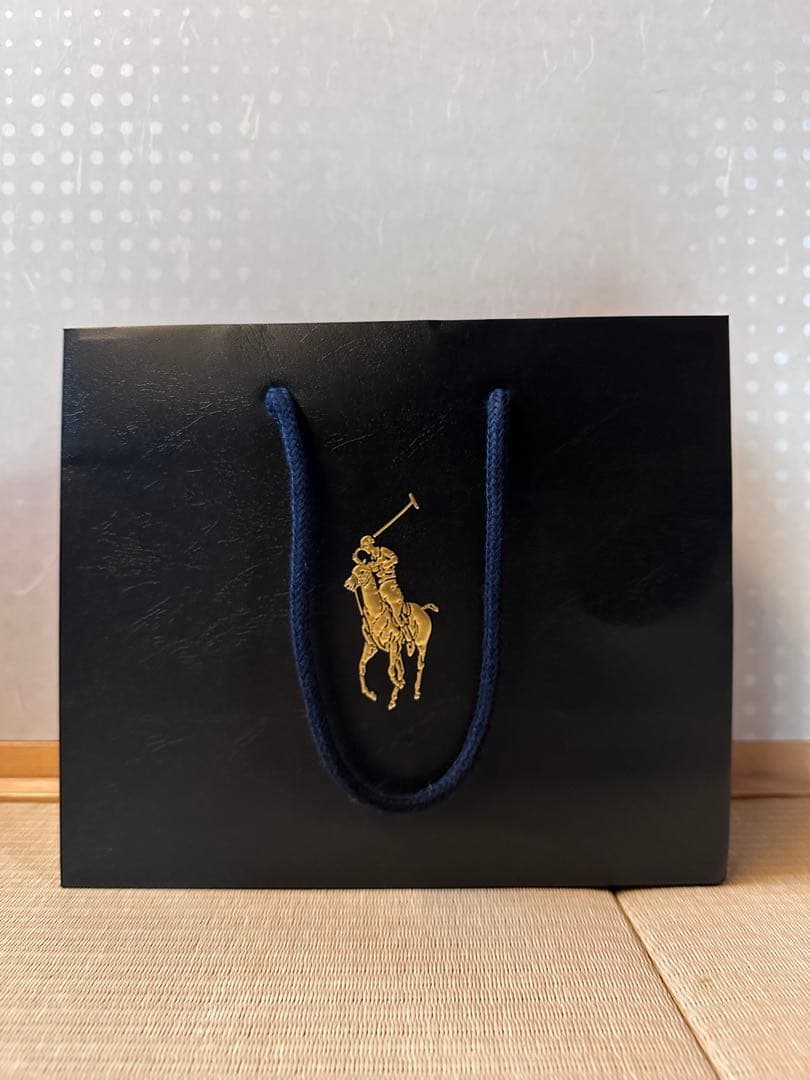 新品 RRL ロゴプリント Tシャツ Mサイズ グレー ショッパー付