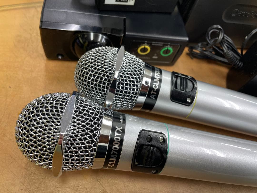 オーディオテクニカ製赤外線ワイヤレスマイクセット　CR701+CLM7000極上