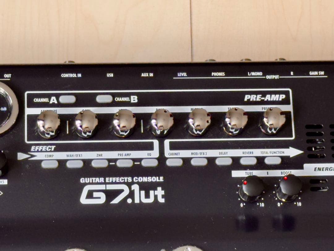 ZOOM G7.1ut ギターエフェクター　アダプター付属