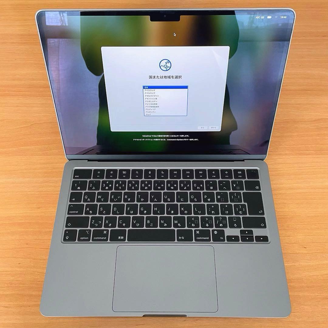 MacBook Air 13インチ M2 スペースグレイ 512GB