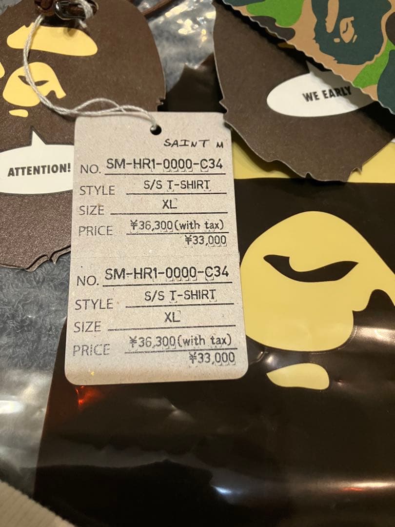 美品セントマイケルエイプコラボtシャツ