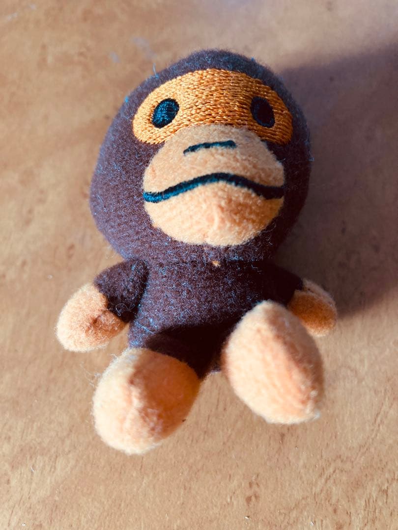 おさる フェルト製猿のぬいぐるみ 約10cm