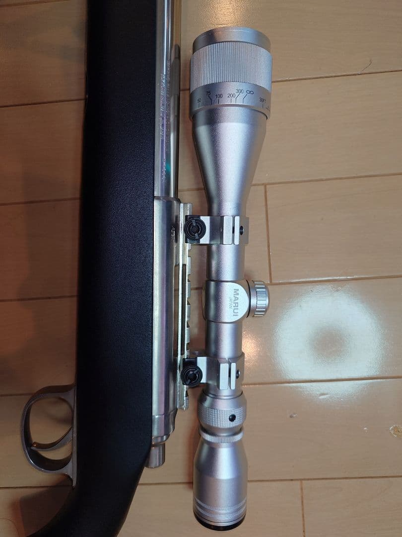 東京マルイ　VSR-10 プロハンターG 黒色木製ストックに変更