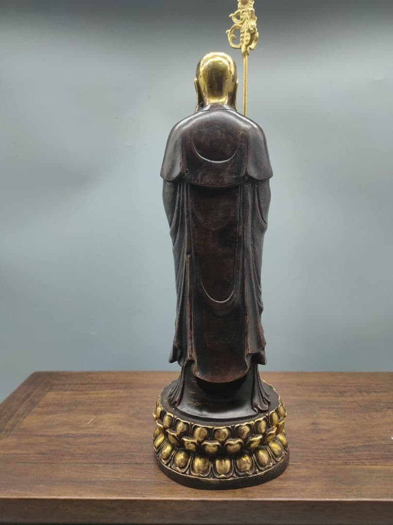 地蔵 菩薩 観音 銅製 仏像 彫刻 置物 開運 風水