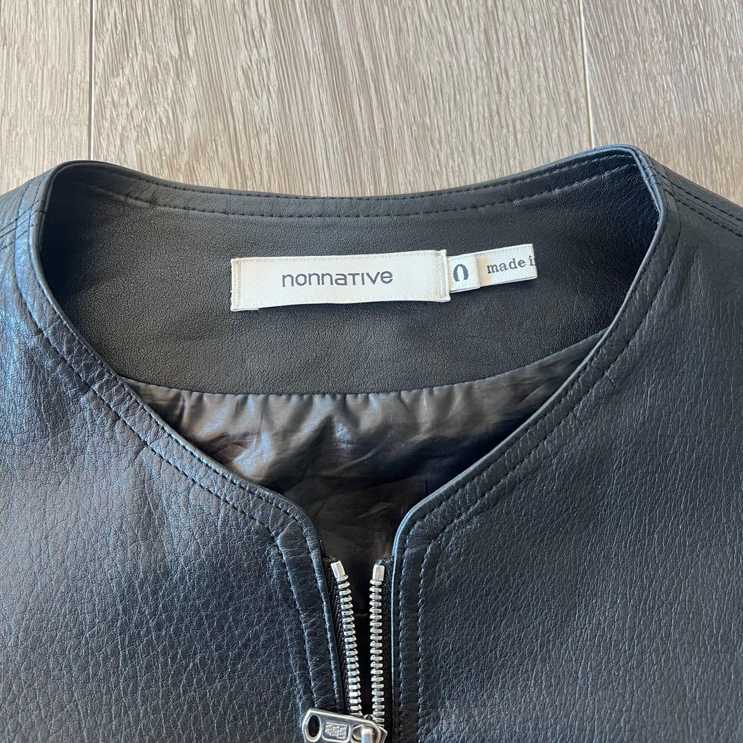nonnative シングルライダースジャケット