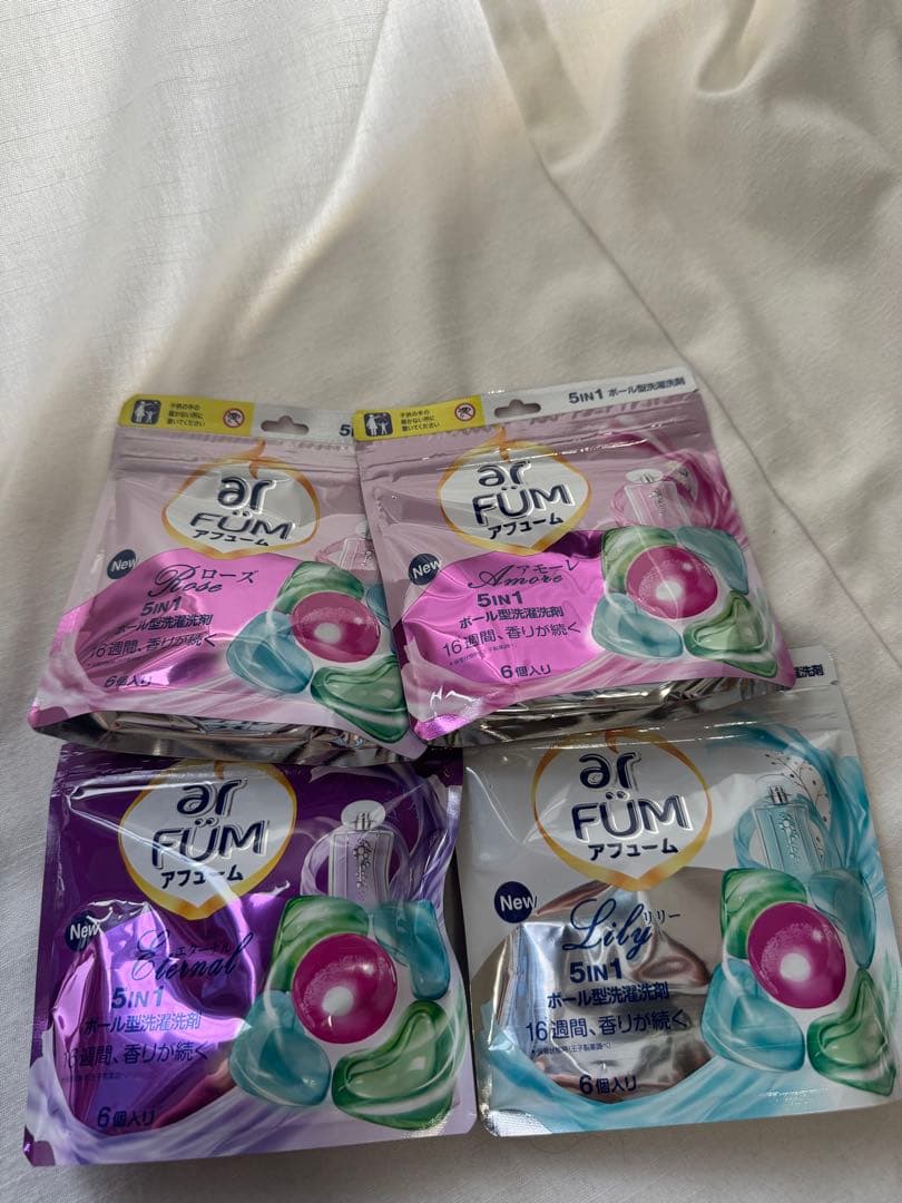 アフューム　5in1 液体洗剤 6個入り