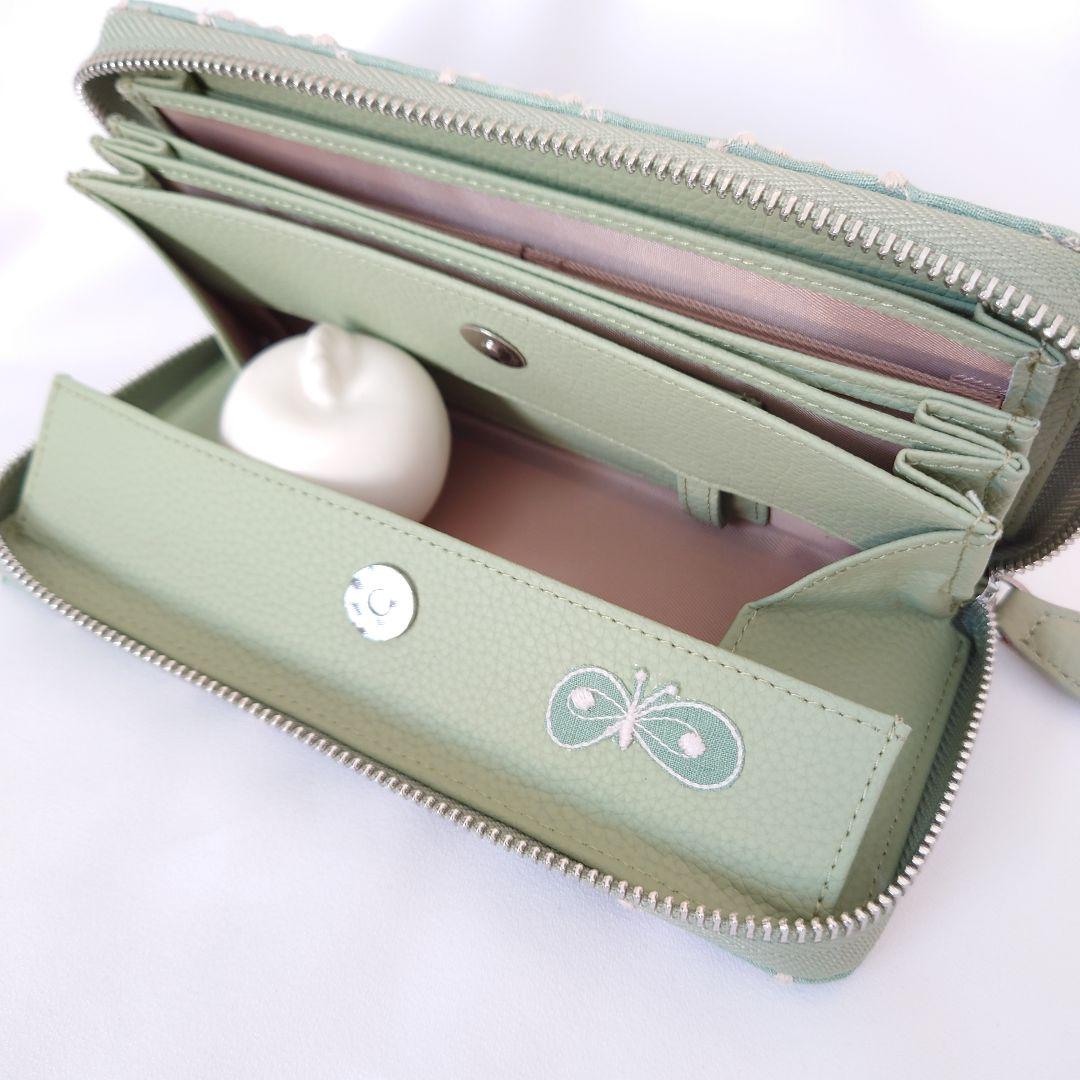 ❁︎chiii❁︎ タンバリン 本革ギャルソン長財布 ミナペルホネン