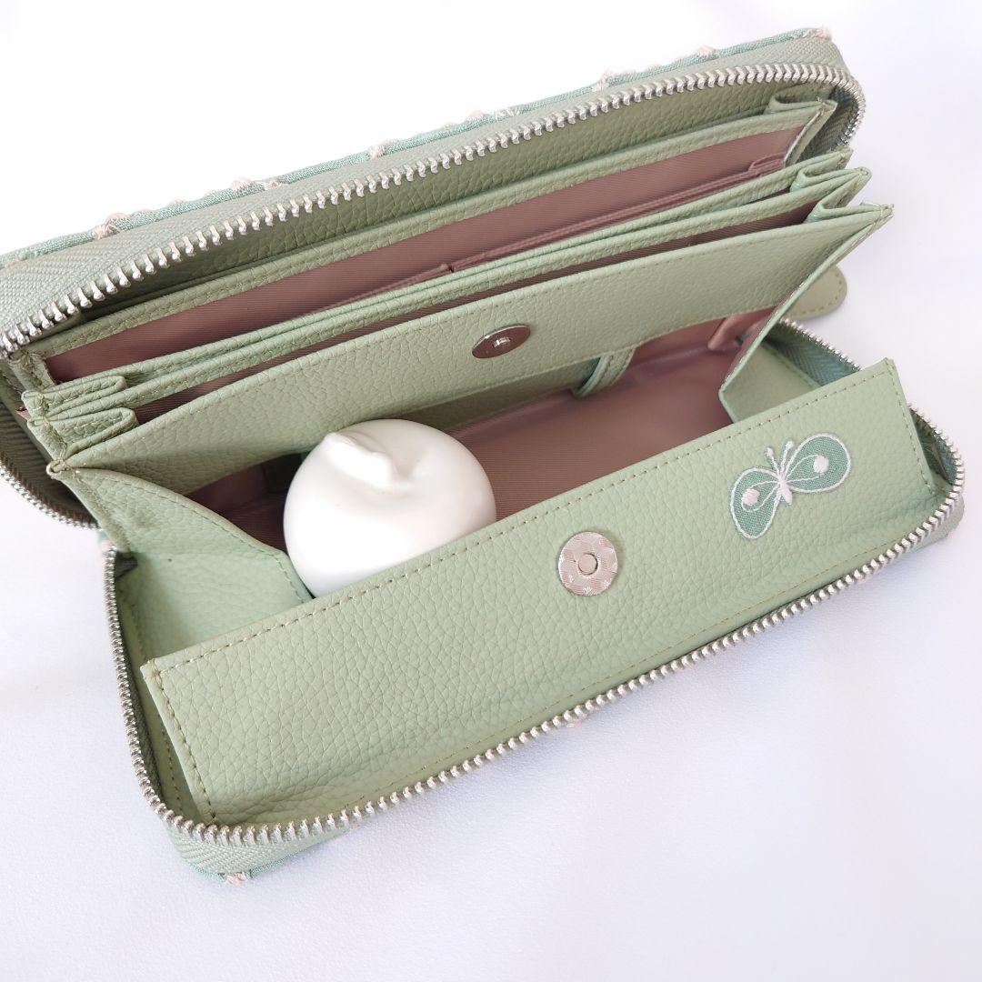 ❁︎chiii❁︎ タンバリン 本革ギャルソン長財布 ミナペルホネン