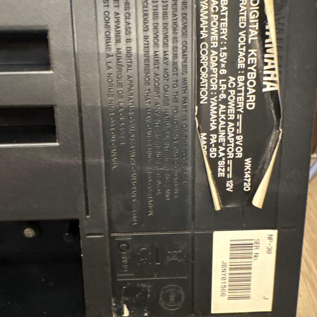 YAMAHA 電子ピアノ NP-30 PortableGrand 76鍵