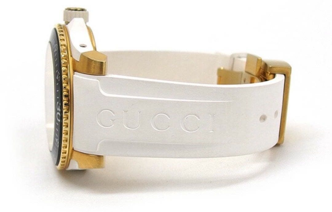 GUCCI DIVE 猫モチーフ ラバーベルト時計